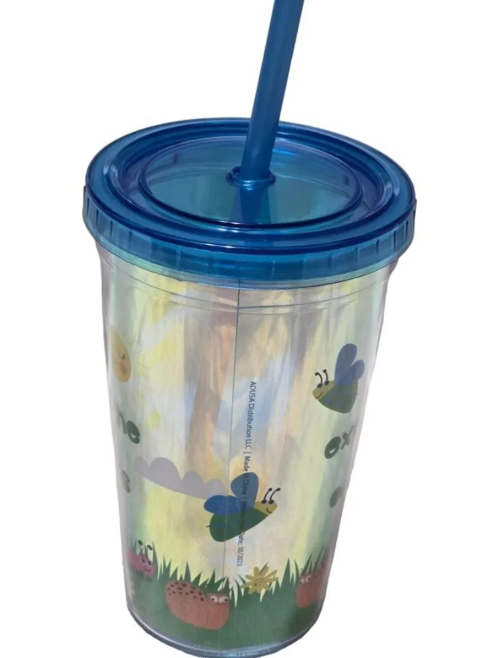 Smart Living Let's Explore Great Outdoors Lid Straw Tumbler Plastic Cup NEW